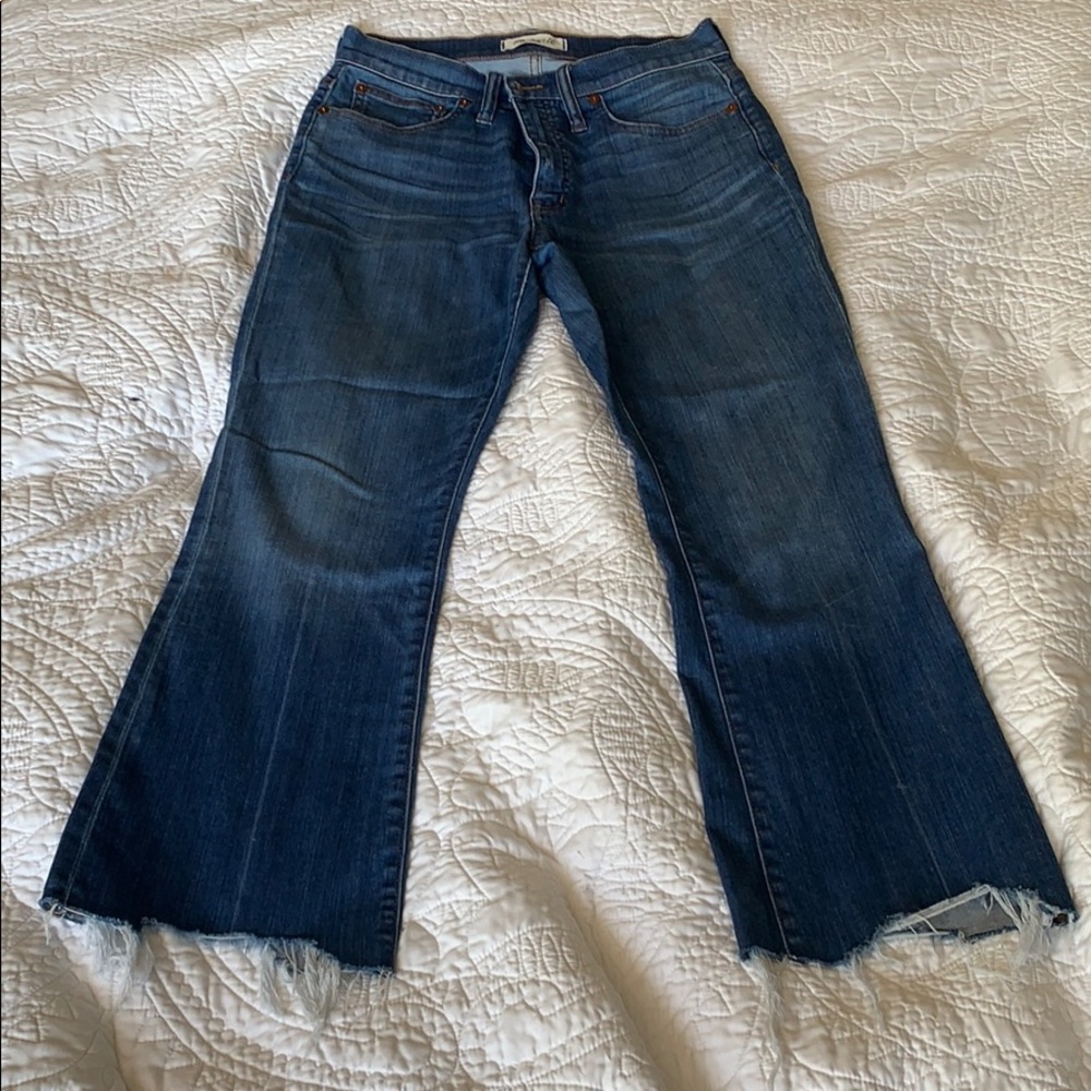 Madewell Cali Demi-Boot cropped jeans size 27